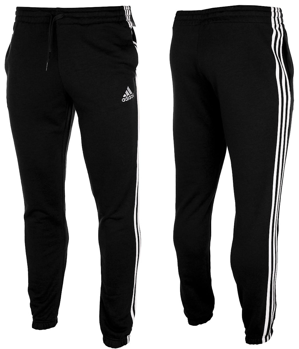 adidas Heren Essentials Tapered Elastic Cuff 3 Stripes Pant GK8829