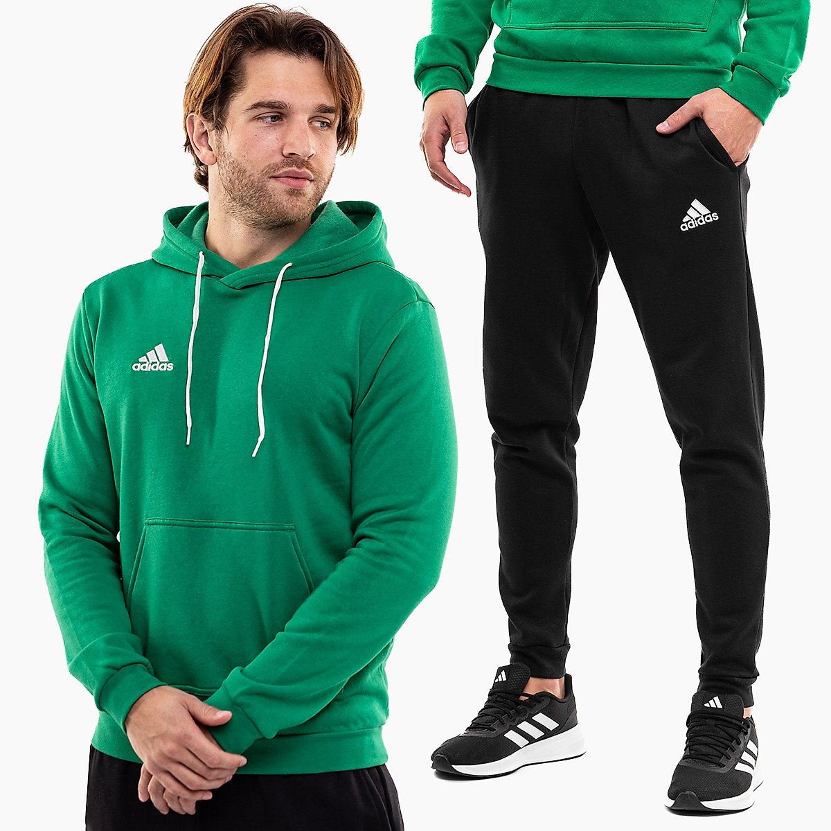 adidas Heren trainingspak Entrada 22 Hoody HI2141/HB0574