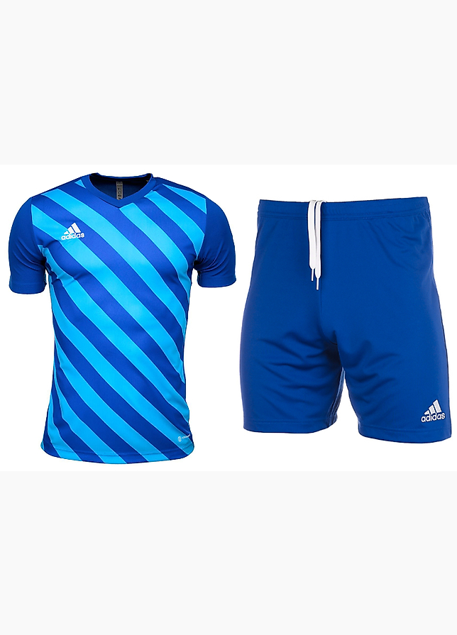 adidas Męski strój sportowy koszulka spodenki Entrada 22 Gfx Jsy HF0116/HG6294 adidas Męski strój sportowy koszulka spodenki Entrada 22 Gfx Jsy HF0116/HG6294