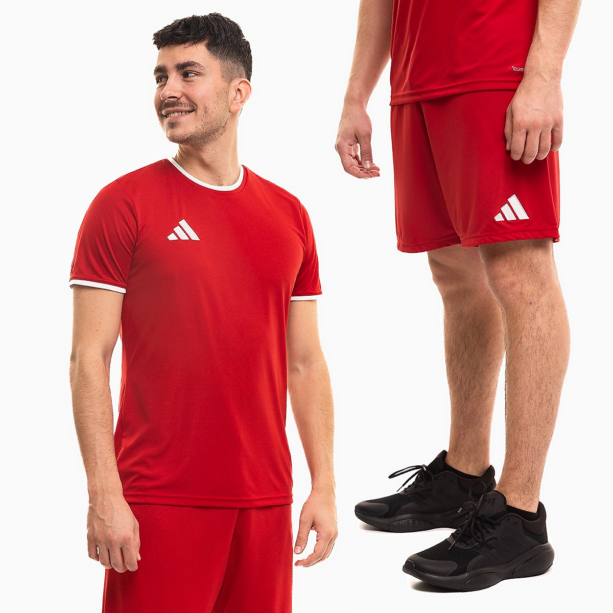 adidas heren sportset shirt shorts Entrada 26 JZ2501/JZ2517