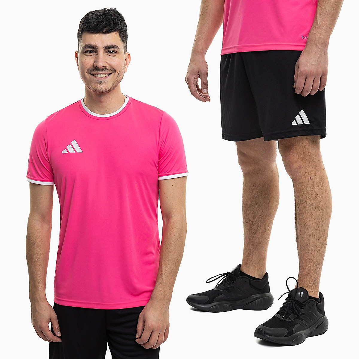 adidas Heren Sportset Shirt en Shorts Entrada 26 KE9839/JZ2521