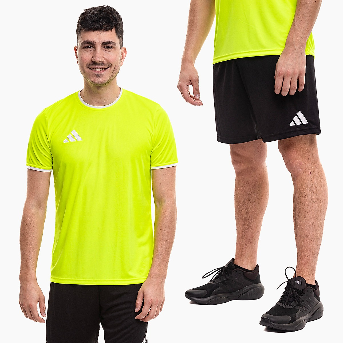 adidas Heren Sportset Shirt en Shorts Entrada 26 KE9840/JZ2521