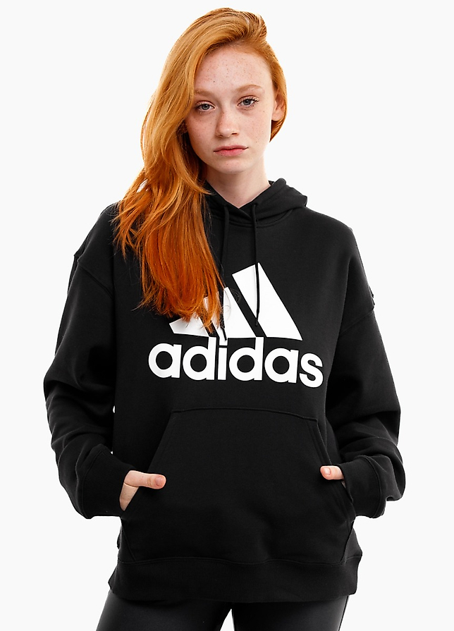 adidas Bluza damska Essentials Big Logo Oversized French Terry Hoodie HR4934 adidas Bluza damska Essentials Big Logo Oversized French Terry Hoodie HR4934