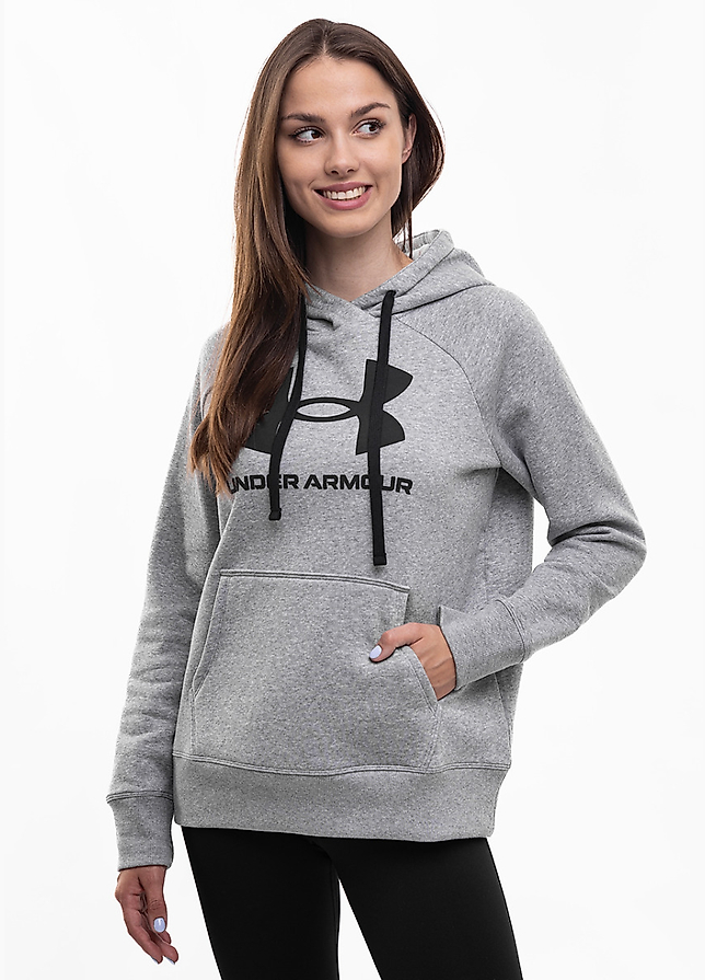 Under Armour Bluza damska z kapturem Rival Fleece Logo Hoodie 1356318 035 Under Armour Bluza damska z kapturem Rival Fleece Logo Hoodie 1356318 035