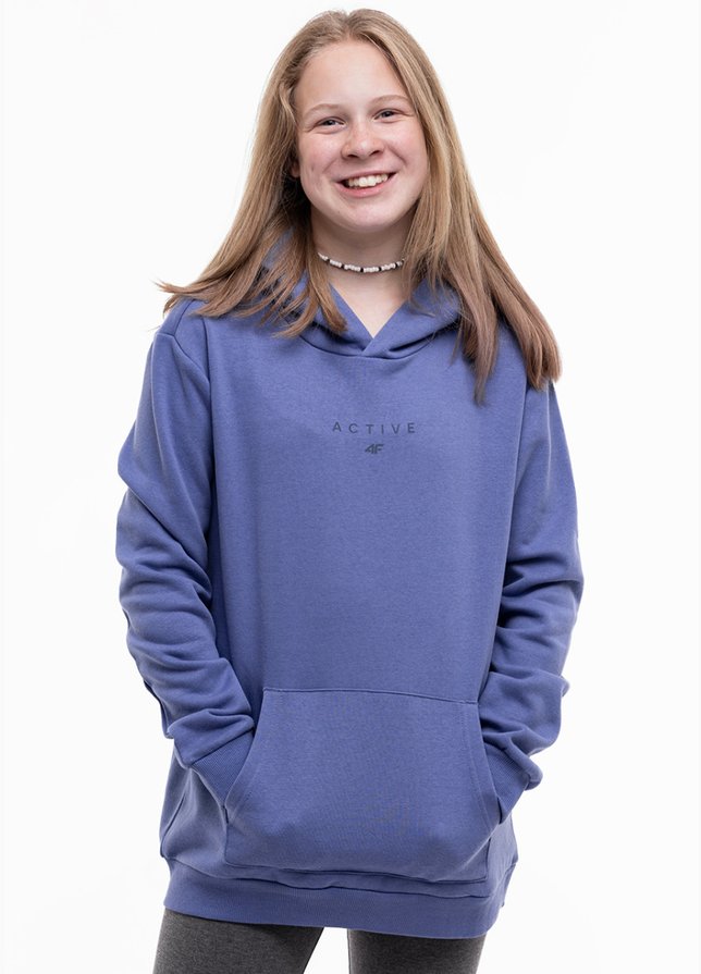 4F Bluza dla dziewczynki HJZ22 JBLD003 32S 4F Bluza dla dziewczynki HJZ22 JBLD003 32S