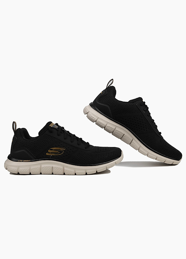 Skechers Herenschoenen Track-Leshur 232758 BLK Skechers Herenschoenen Track-Leshur 232758 BLK