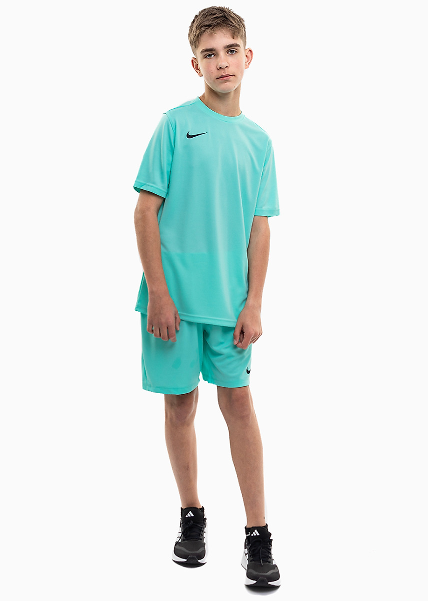 Nike dziecięcy strój sportowy koszulka spodenki Dry Park VII JSY SS BV6741 354/BV6865 354