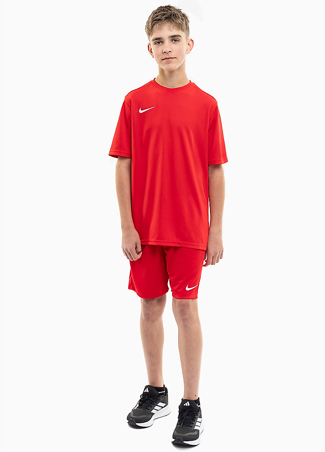 Nike dziecięcy strój sportowy koszulka spodenki Dry Park VII JSY SS BV6741 657/BV6865 657 Nike dziecięcy strój sportowy koszulka spodenki Dry Park VII JSY SS BV6741 657/BV6865 657