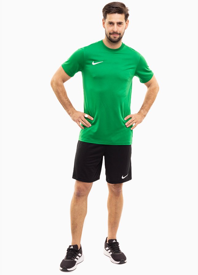 Nike męski strój sportowy koszulka spodenki Dry Park VII JSY SS BV6708 302/BV6855 010 Nike męski strój sportowy koszulka spodenki Dry Park VII JSY SS BV6708 302/BV6855 010