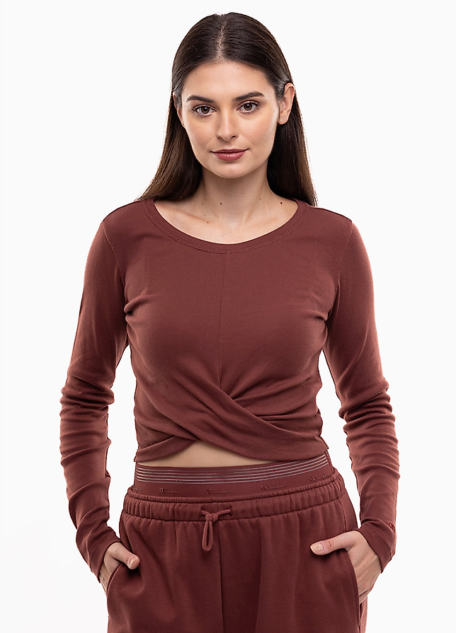Champion Koszulka damska Crewneck Croptop 117435 MS524 Champion Koszulka damska Crewneck Croptop 117435 MS524