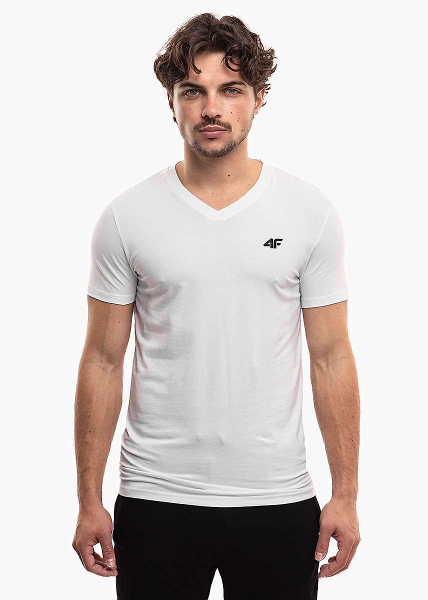 Heren T-shirt 4F M3339 wit 4FWMM00TTSHM3339 10S