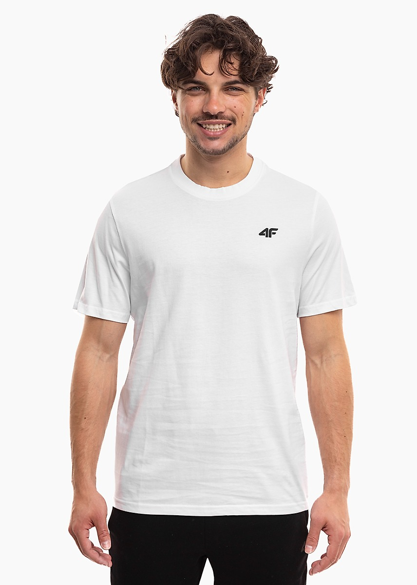 Heren T-shirt 4F M3341 wit 4FWMM00TTSHM3341 10S