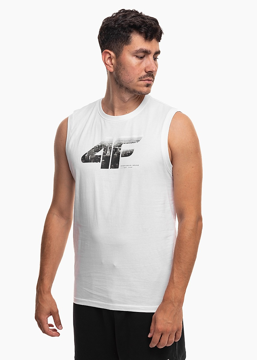 Heren T-shirt 4F M357 4FWSS26TSLEM357 10S