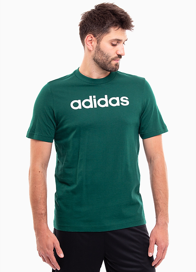 adidas Koszulka męska Essentials Single Jersey Linear Embroidered Logo Tee IJ8658 adidas Koszulka męska Essentials Single Jersey Linear Embroidered Logo Tee IJ8658