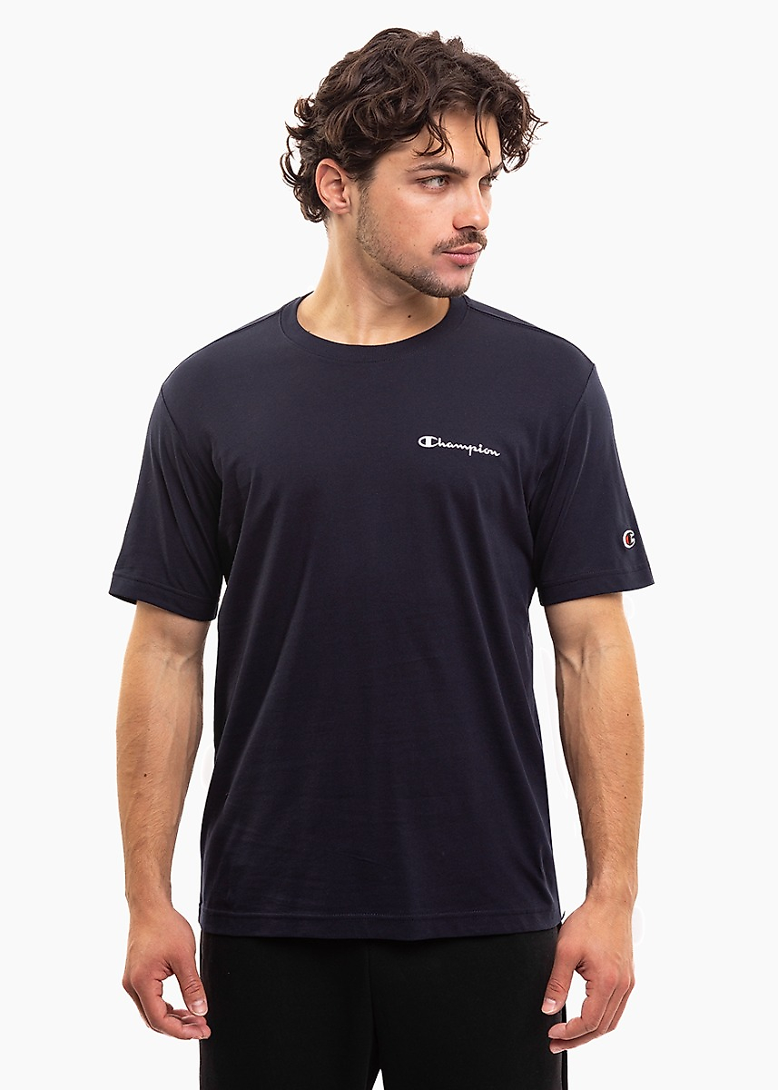 Heren T-shirt Champion SS Tee marineblauw 221798 BS501
