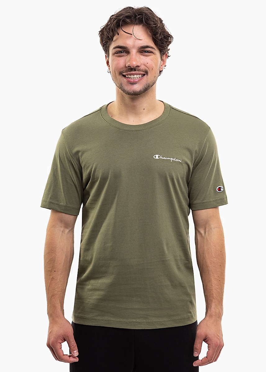 Heren T-shirt Champion SS Tee olijfgroen 221798 GS156