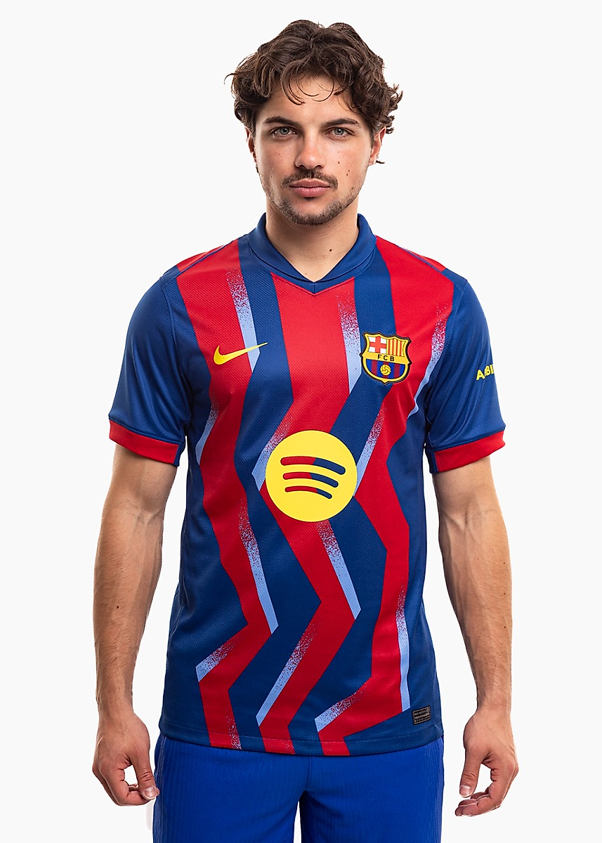 Heren T-shirt Nike FC Barcelona Stadium 2025/26 marineblauw-bordeaux FZ1304 432