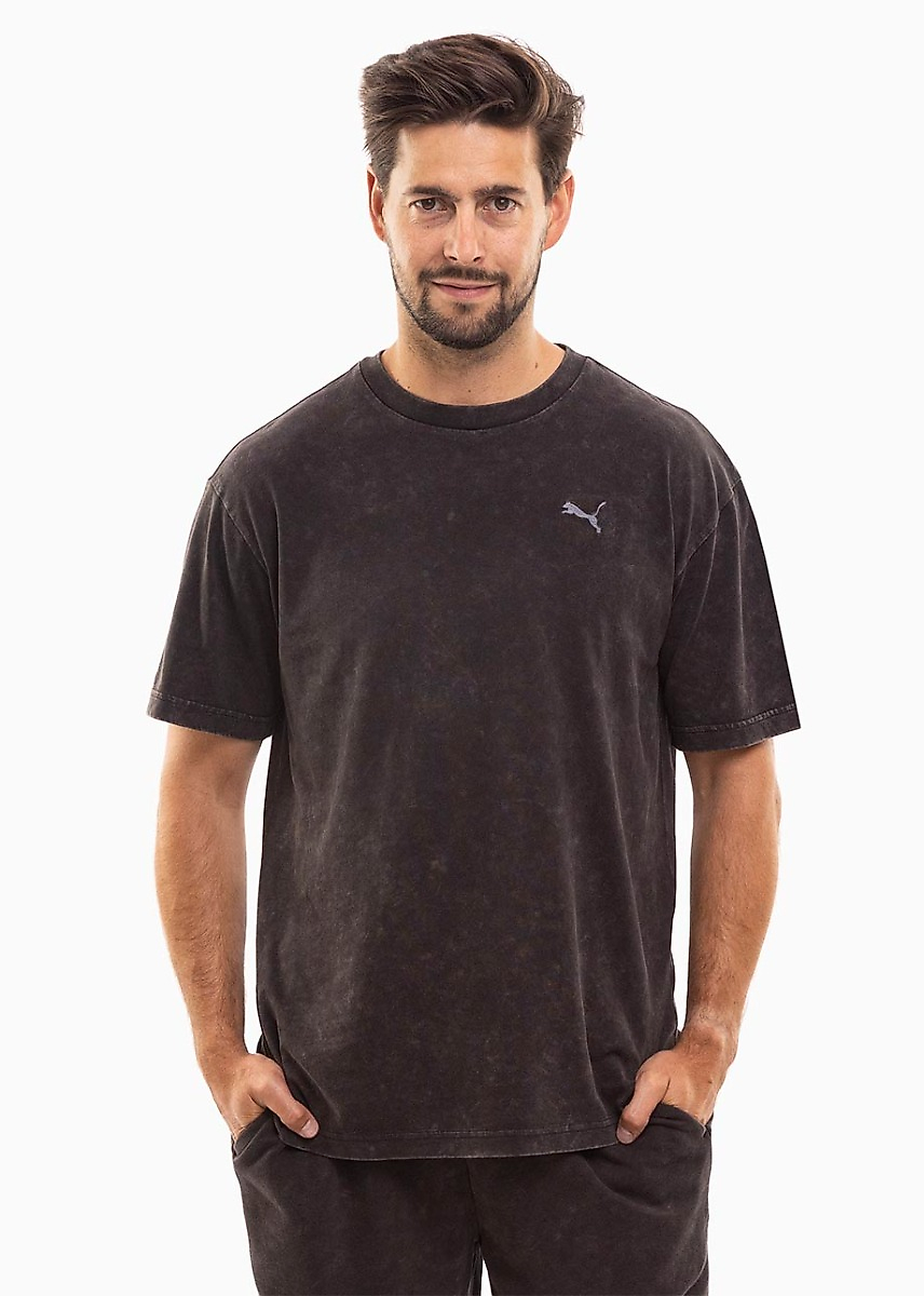 PUMA Heren t-shirt Ess Elevated Relaxed Wash Tee 688048 01