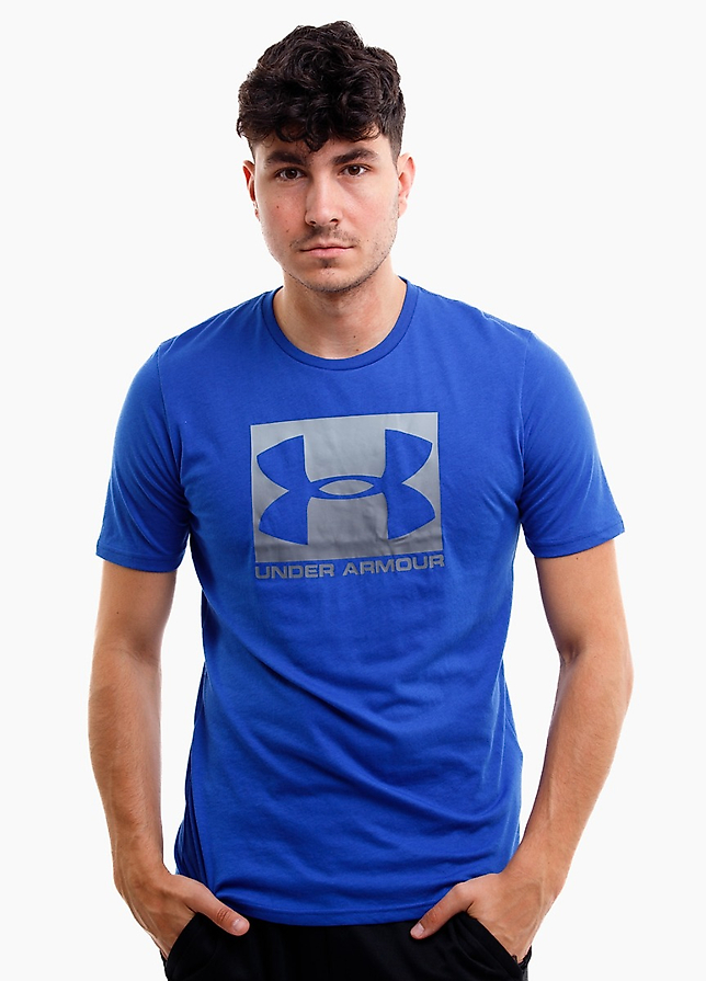 Under Armour koszulka męska Boxed Sportstyle Ss 1329581 400 Under Armour koszulka męska Boxed Sportstyle Ss 1329581 400