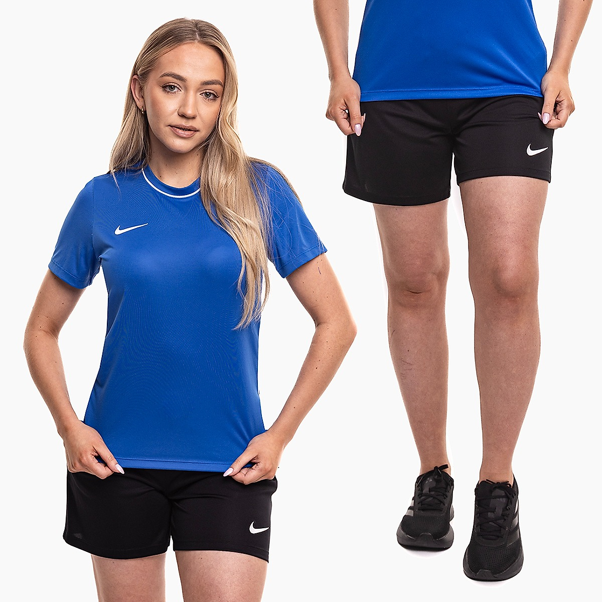 Nike dames sportset shirt shorts Dri-Fit Park 26 HM7160 463/HM7162 010
