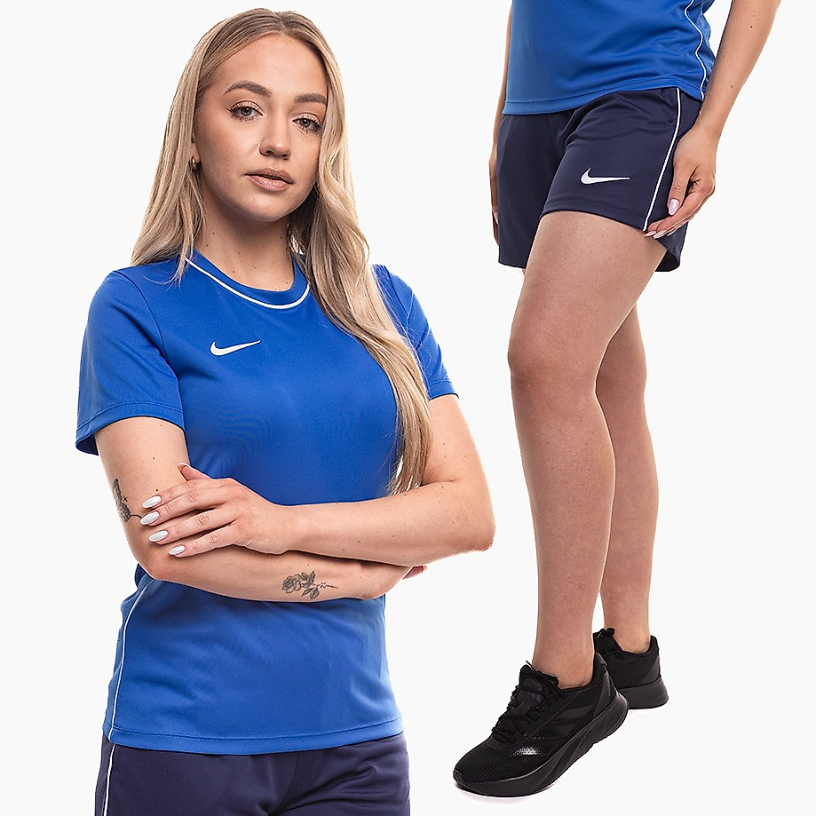 Nike dames sportset shirt shorts Dri-Fit Park 26 HM7160 463/HM7162 410