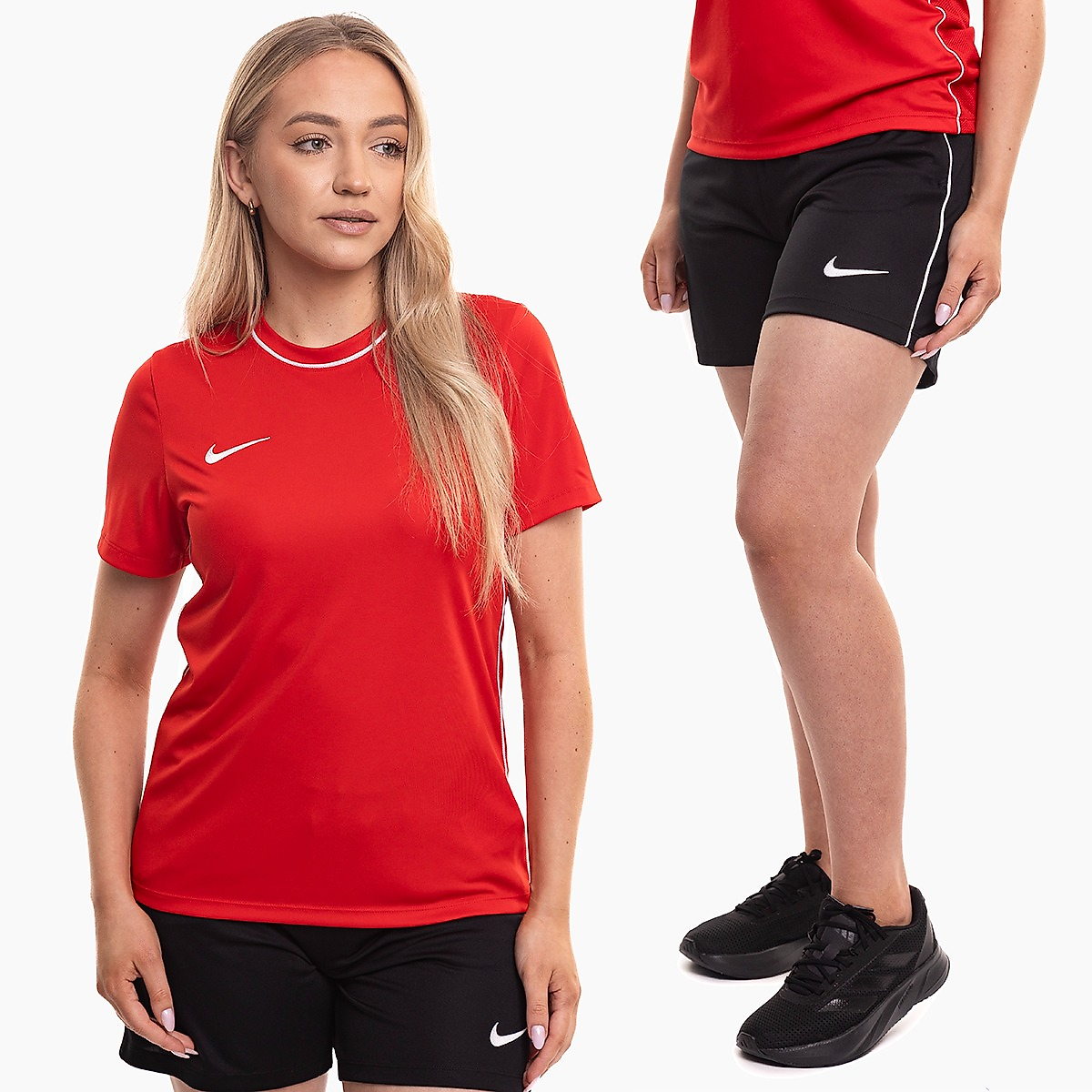 Nike dames sportset shirt shorts Dri-Fit Park 26 HM7160 657/HM7162 010