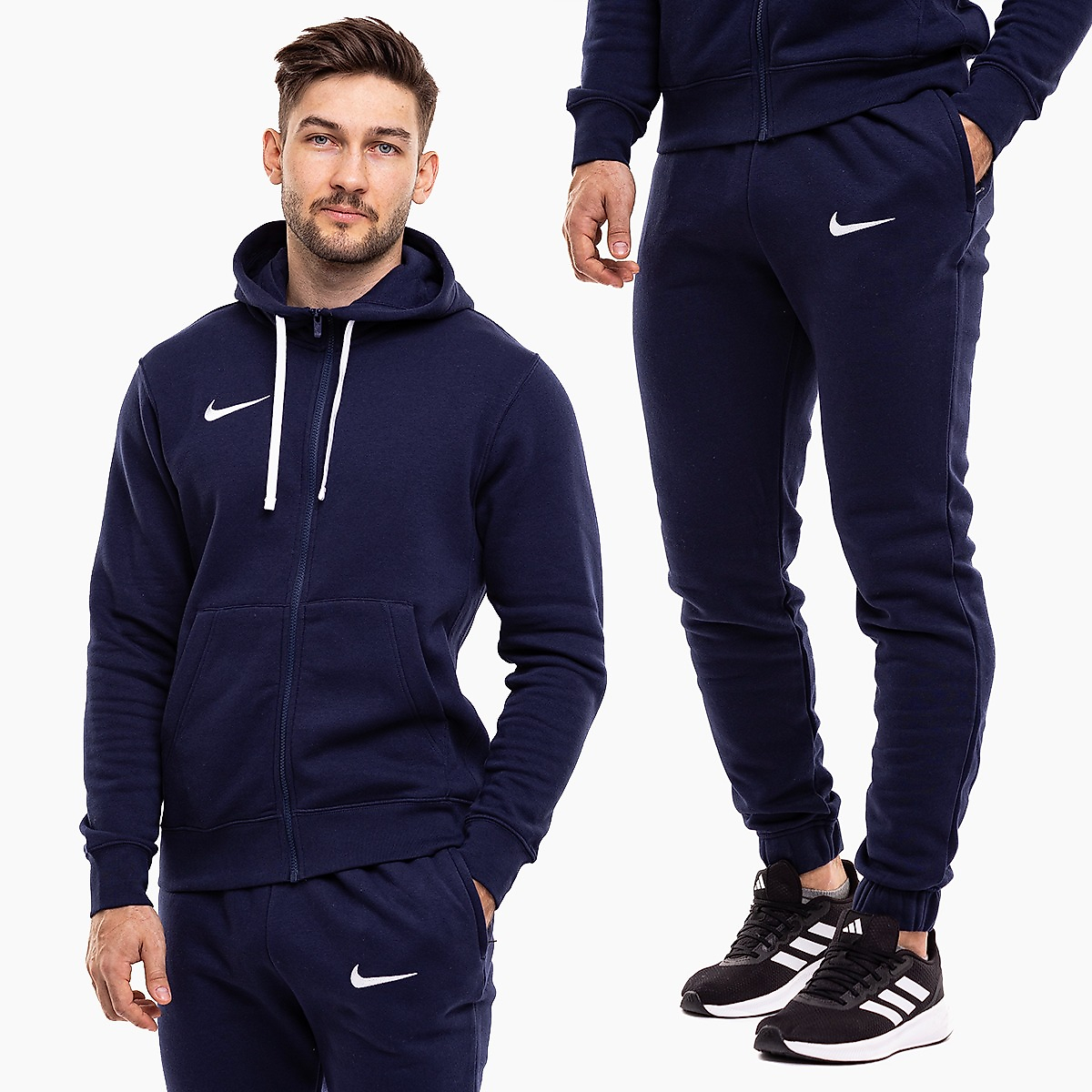 Nike Heren trainingspak Nike Park 20 Full Zip Hoodie CW6887 451 / CW6907 451