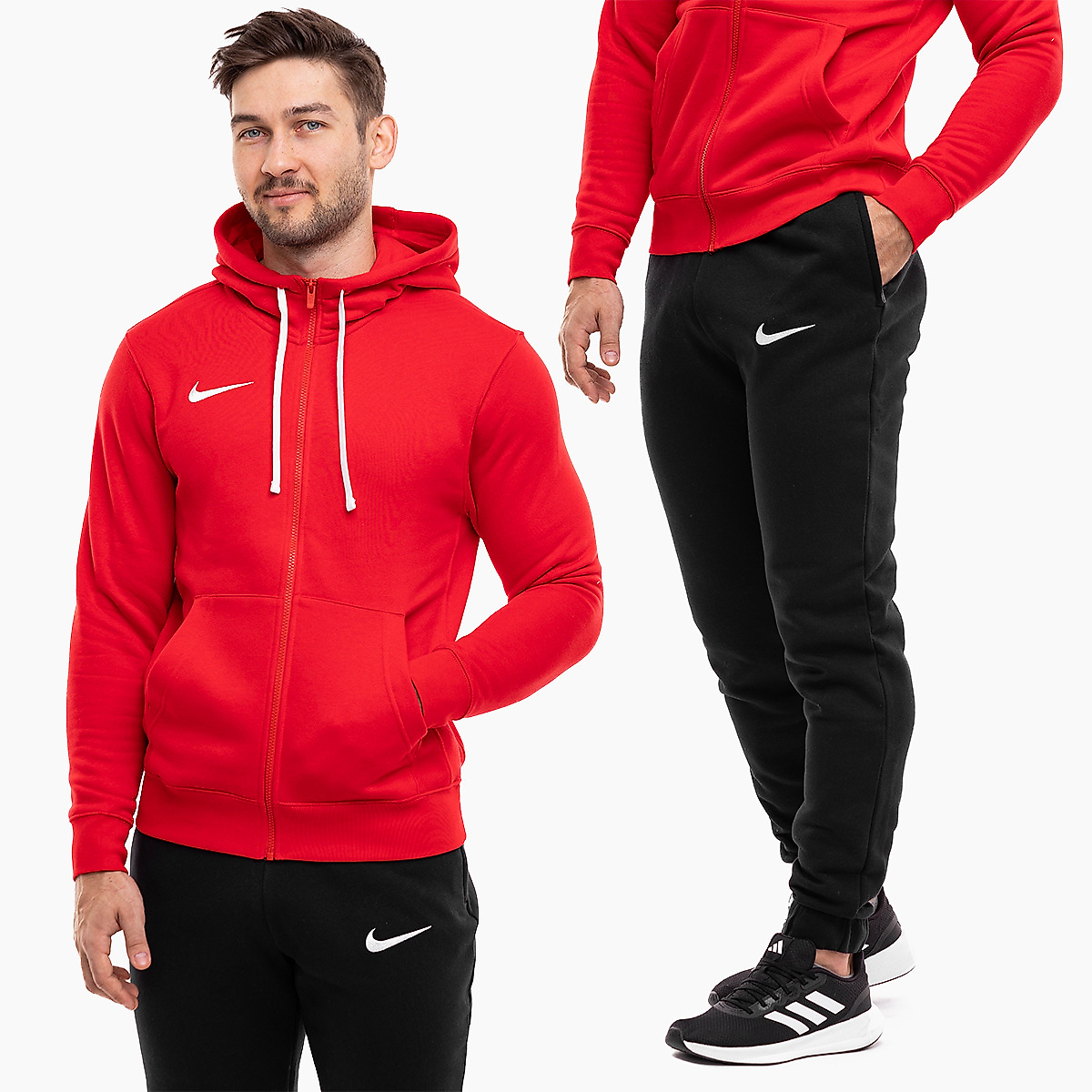 Nike Heren trainingspak Nike Park 20 Full Zip Hoodie CW6887 657 / CW6907 010