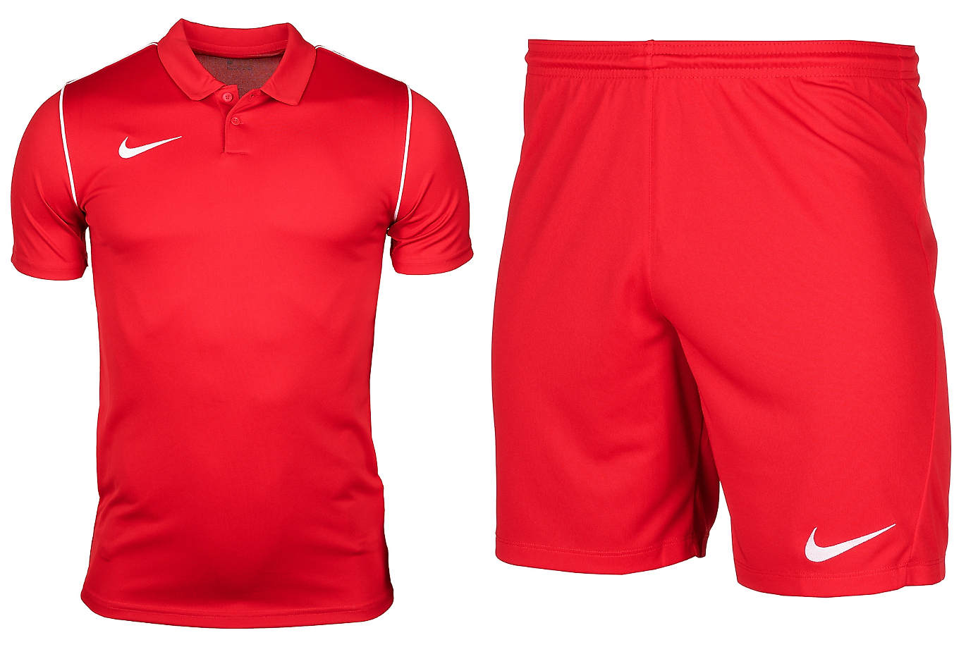 Nike dziecięcy strój sportowy koszulka spodenki Dry Park 20 Polo Youth BV6903 657/BV6865 657