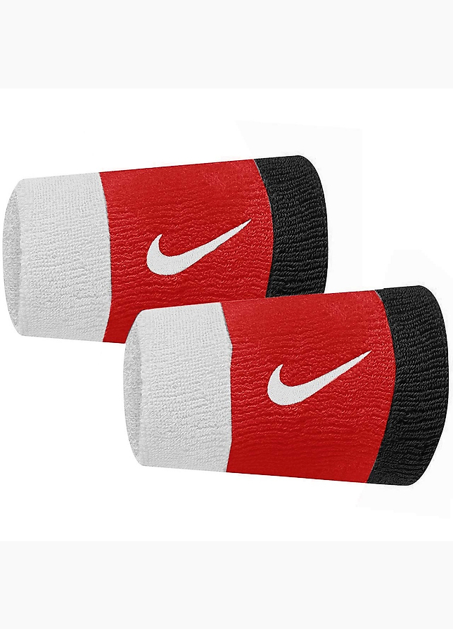 Nike Frotki na nadgarstek Swoosh 2 szt. N0001586118OS Nike Frotki na nadgarstek Swoosh 2 szt. N0001586118OS