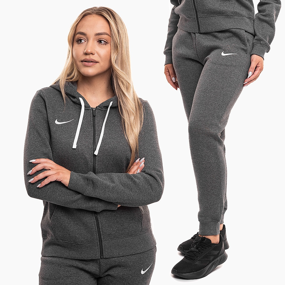 Nike Dames Trainingspak Park 26 Fleece Full-Zip Hoodie IB1230 071/IB1250 071