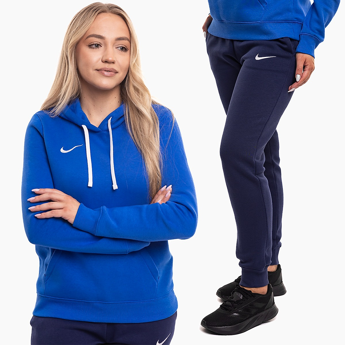 Nike Dames Trainingspak Park 26 Fleece Hoodie IB1224 463/IB1250 410
