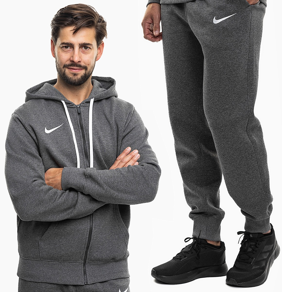 Nike Heren trainingspak Park 26 Fleece Full-Zip Hoodie IB1228 071/IB1248 071