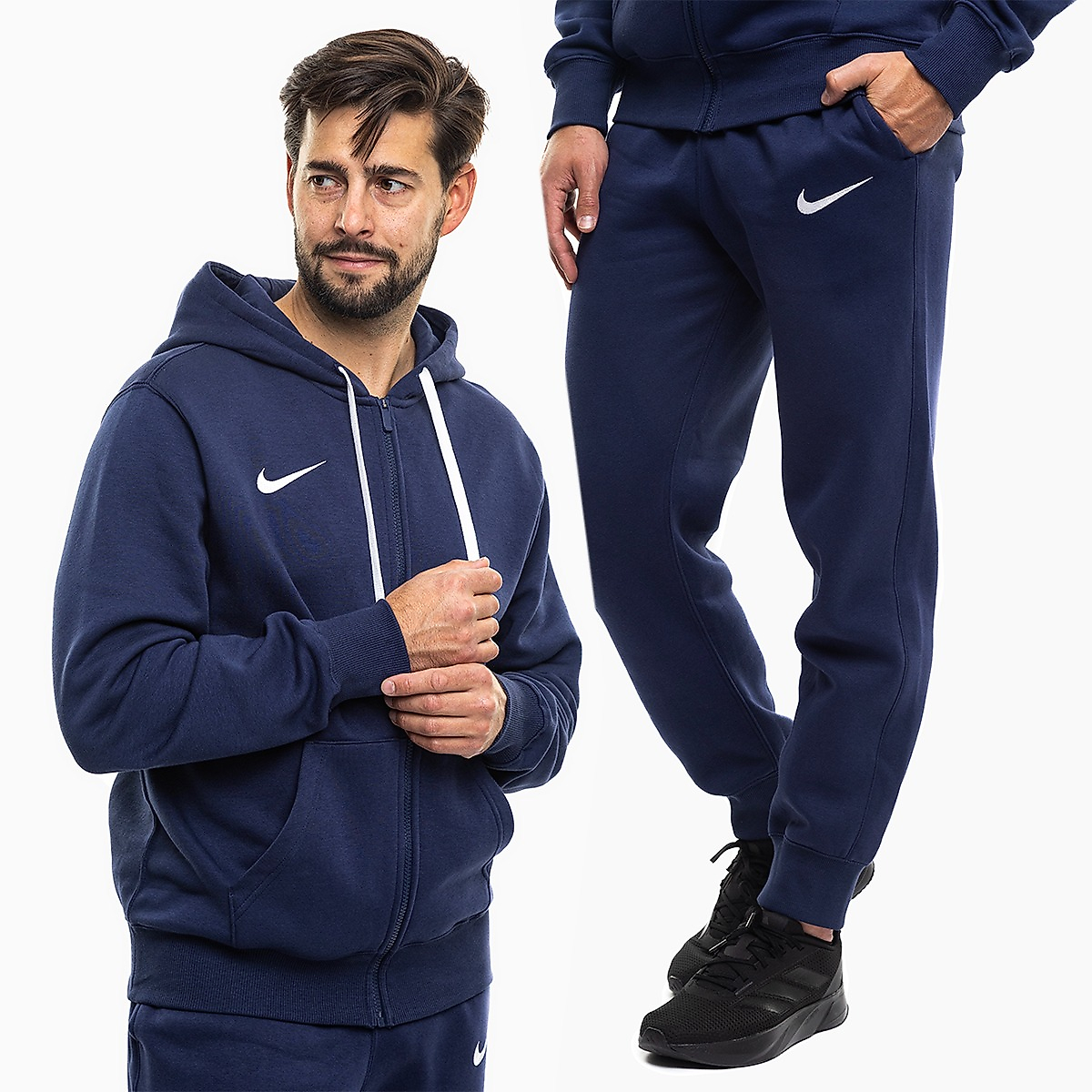 Nike Heren trainingspak Park 26 Fleece Full-Zip Hoodie IB1228 410/IB1248 410