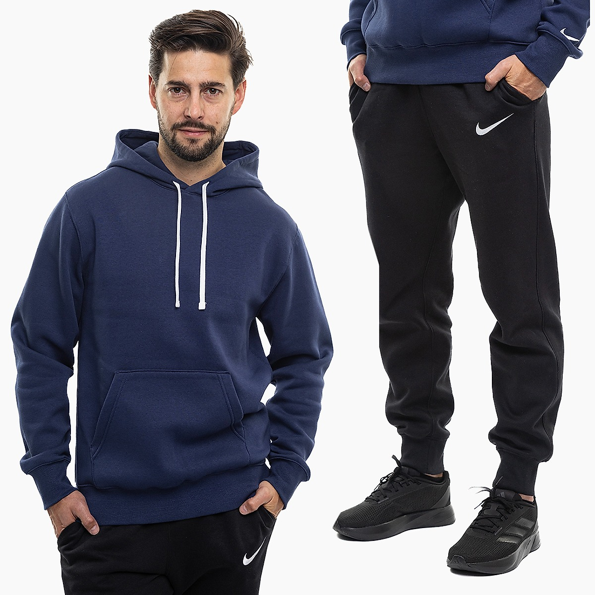 Nike Heren trainingspak Park 26 Fleece Pull Over Hooded IO9035 410/IB1248 010