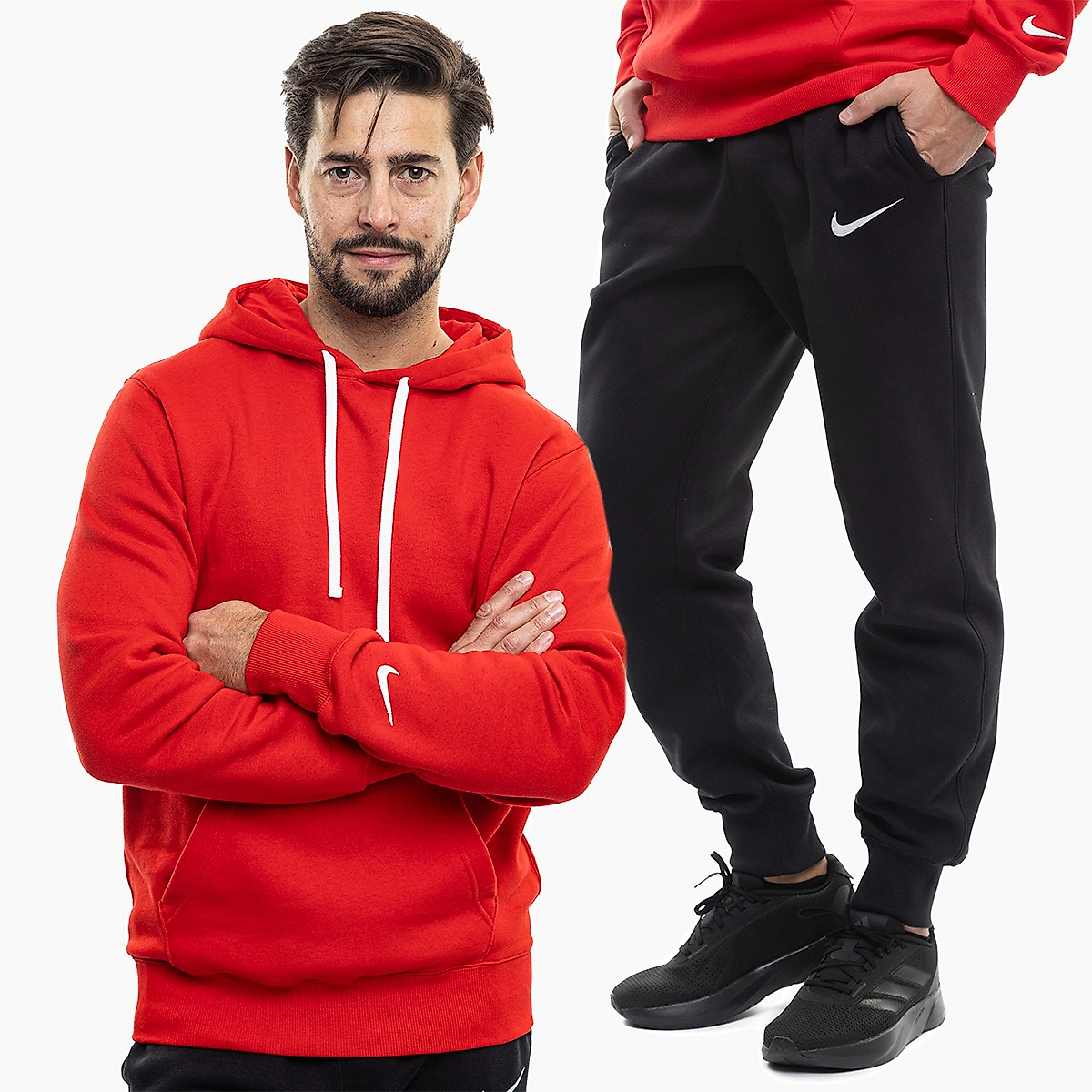 Nike Heren trainingspak Park 26 Fleece Pull Over Hooded IO9035 657/IB1248 010