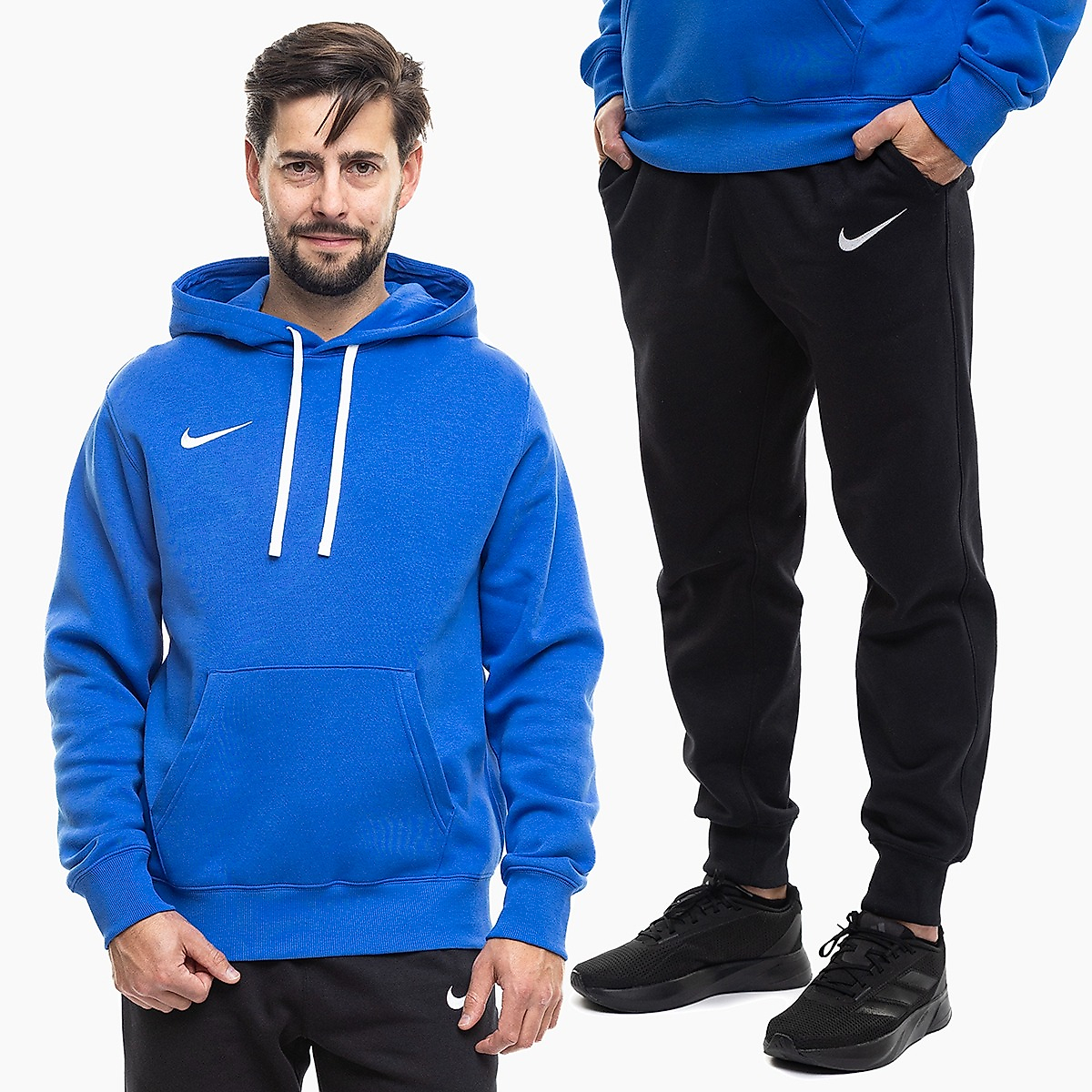 Nike Heren trainingspak Park 26 Fleece Pull Over Hoodie IB1222 463/IB1248 010