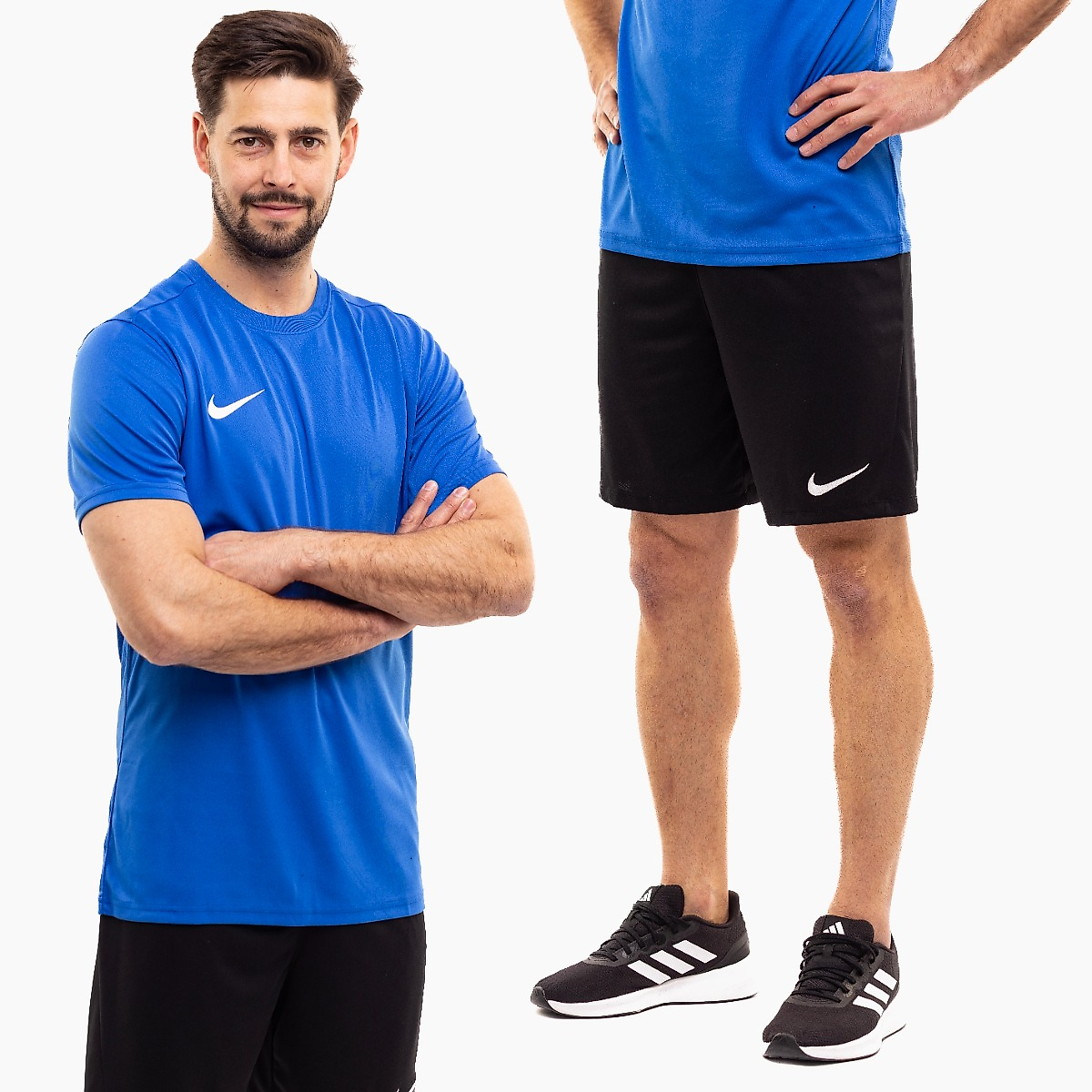 Nike Heren sportset Dry Park VII JSY SS BV6708 463/BV6855 010