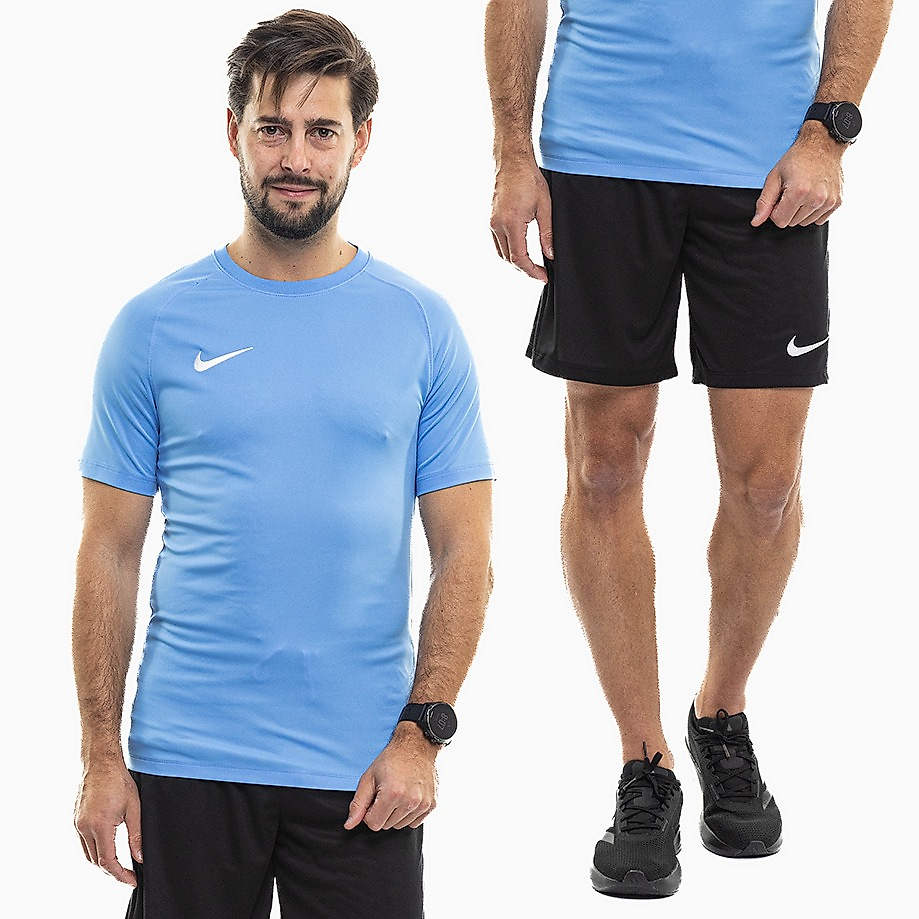Nike Heren Sportset Shirt Short Park VIII Jersey HV8173 412/BV6855 010