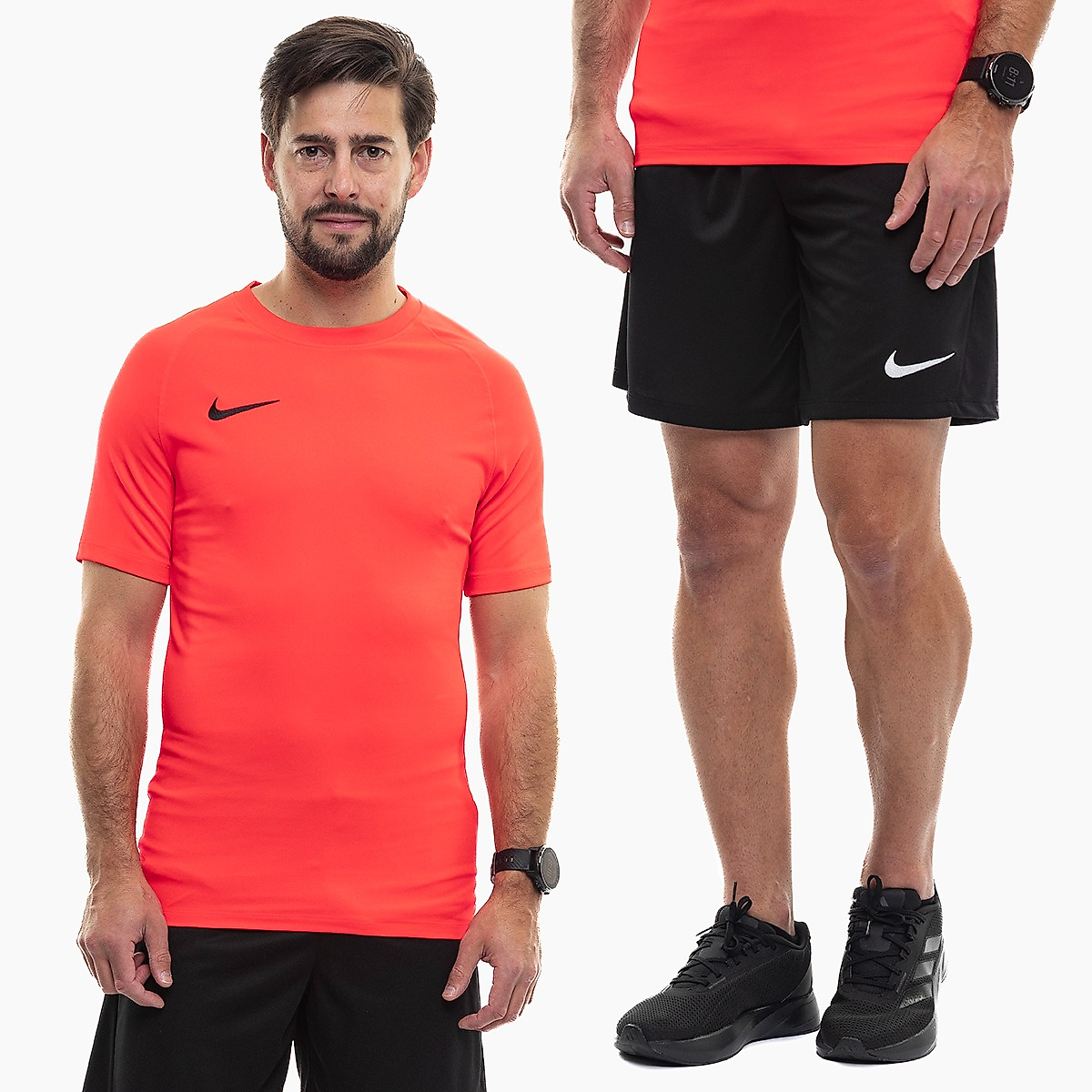 Nike Heren Sportset Shirt Short Park VIII Jersey HV8173 635/BV6855 010