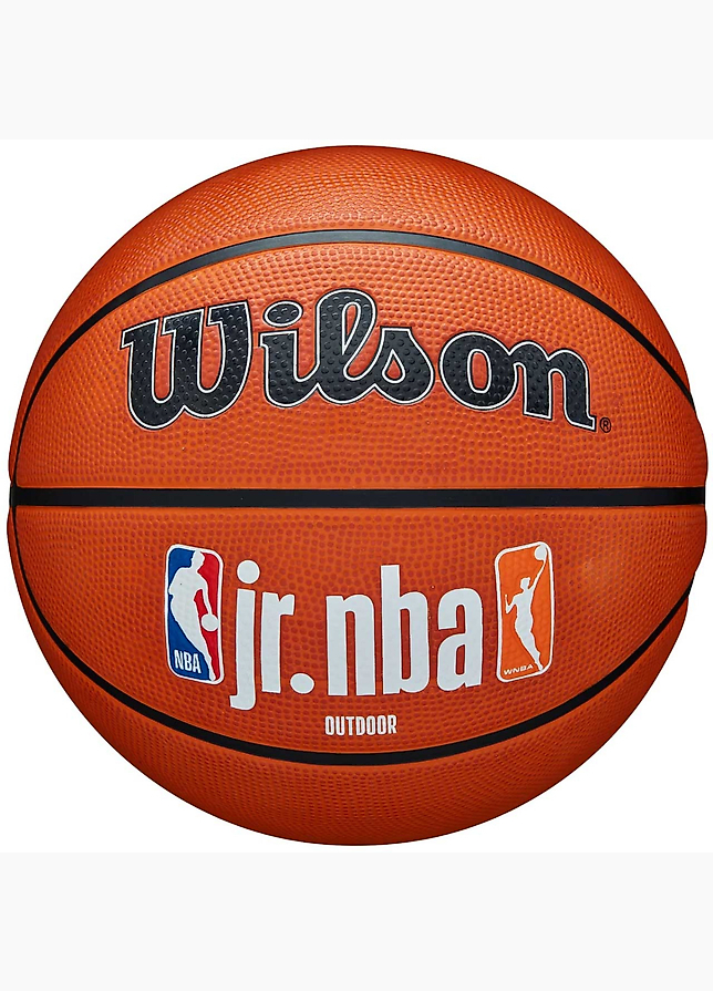 Wilson Piłka koszykowa JR NBA Logo Auth Outdoor WZ3011801XB7 Wilson Piłka koszykowa JR NBA Logo Auth Outdoor WZ3011801XB7