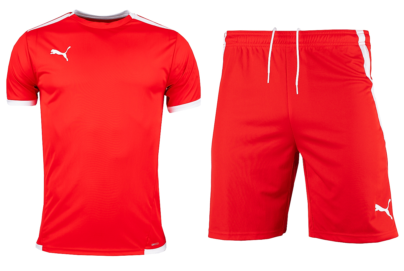 PUMA męski strój sportowy koszulka spodenki teamLIGA Jersey 704917 01/704924 01