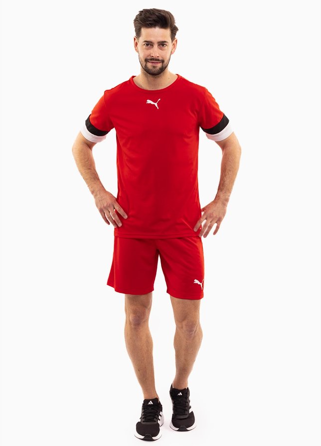PUMA męski strój sportowy koszulka spodenki teamRISE Jersey 704932 01/704942 01 PUMA męski strój sportowy koszulka spodenki teamRISE Jersey 704932 01/704942 01