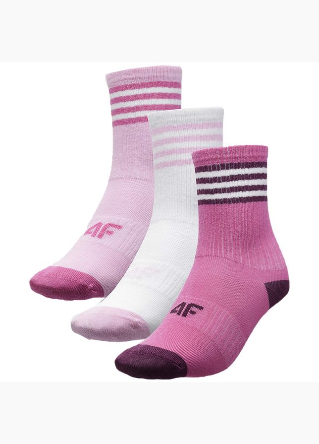 4F Skarpety dla dziewczynki F230 3P 4FJWAW23USOCF230 90S 4F Skarpety dla dziewczynki F230 3P 4FJWAW23USOCF230 90S