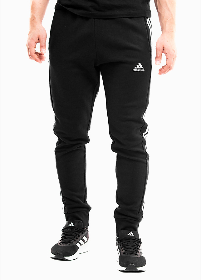 adidas Spodnie męskie Essentials French Terry Tapered Cuff 3-Stripes HA4337 adidas Spodnie męskie Essentials French Terry Tapered Cuff 3-Stripes HA4337