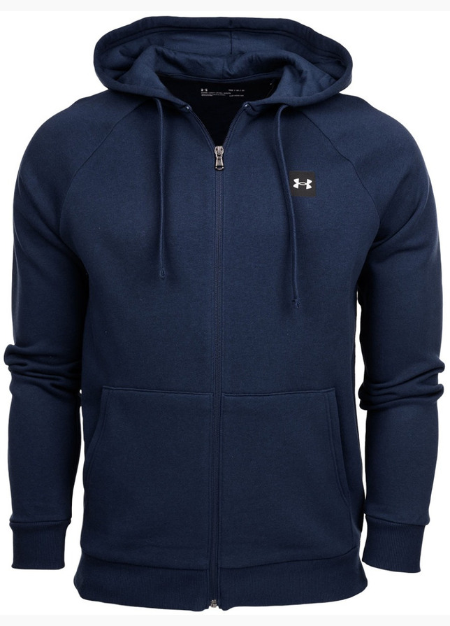 Under Armour Bluza męska Rival Fleece FZ Hoodie 1357111 408 Under Armour Bluza męska Rival Fleece FZ Hoodie 1357111 408