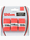 Afbeelding van Wilson Owijka Profile Over Grip 3p WRZ4025RD productvariant